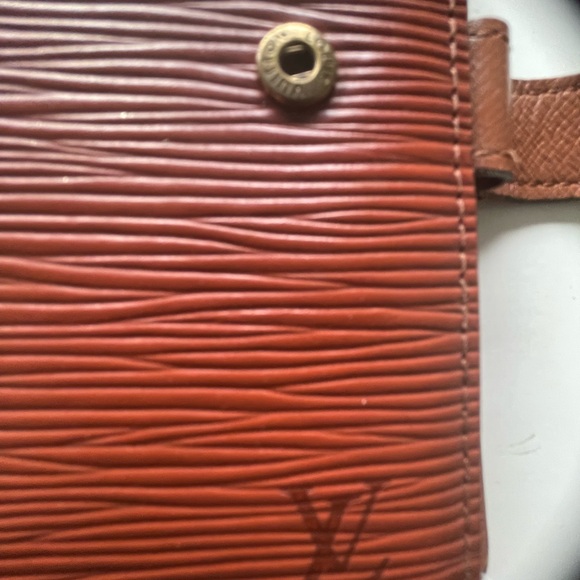 Rust  Louis Vuitton vintage small ring Agenda Cover w/ bonus 2024 cal - Picture 8 of 11